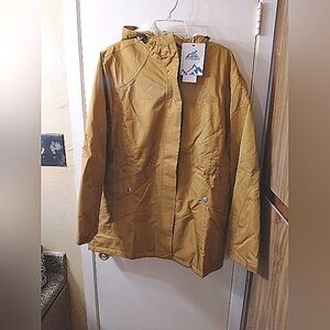 Svacuam Women's Waterproof Windproof Ski Hooded Jacket XL